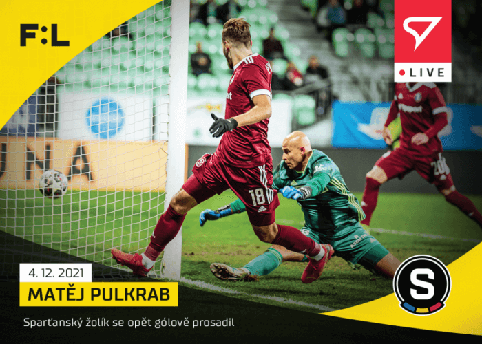 Levně Fotbalové karty Fortuna Liga 2021-22 - L-074 Matěj Pulkrab