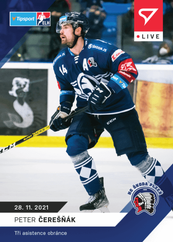 Levně Hokejové karty Tipsport ELH 2021-22 - L-052 Peter Čerešňák