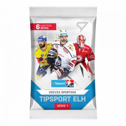 Levně Hokejové karty Tipsport ELH 21/22 Retail balíček 1. série