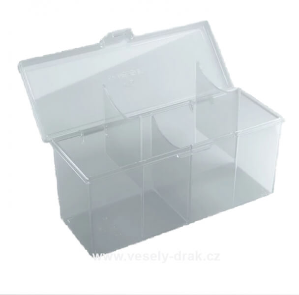 Levně Krabička Gamegenic 4-Compartment Storage Box (Fourtress 320+) - Clear