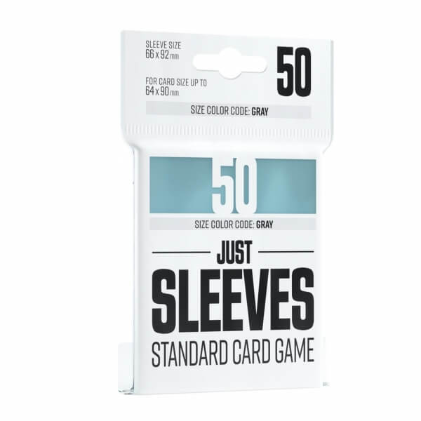 Levně Obaly na karty Gamegenic Just Sleeves - Standard Card Game Clear - 50 ks