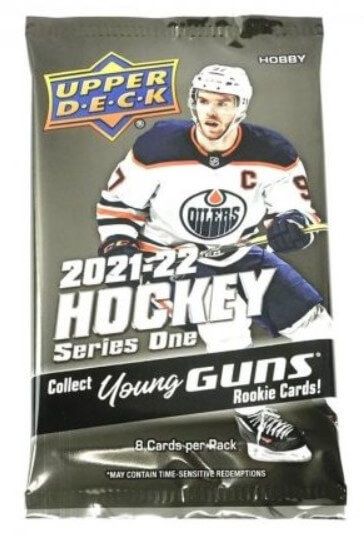 Levně 2021-22 NHL Upper Deck Series One Hobby balíček - hokejové karty