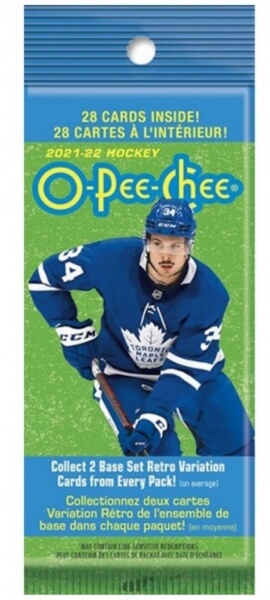 Levně 2021-22 NHL Upper Deck O-Pee-Chee Fat pack - hokejové karty