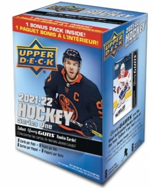 Levně 2021-22 NHL Upper Deck Series One Blaster box - hokejové karty