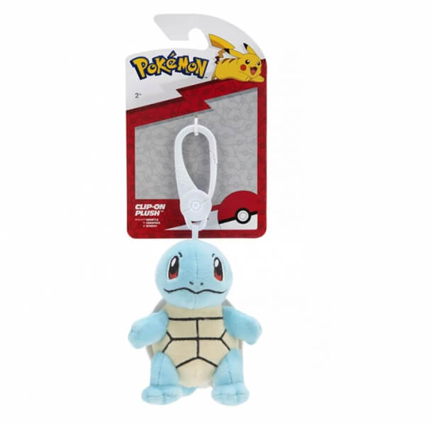 Pokémon přívěsek plyšový Squirtle - clip on plush