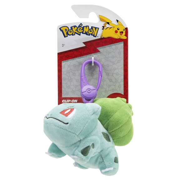 Levně Pokémon přívěsek plyšový Bulbasaur - clip on plush