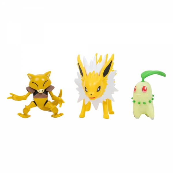 Levně Pokémon akční figurky Chikorita, Abra a Jolteon 5 - 8 cm