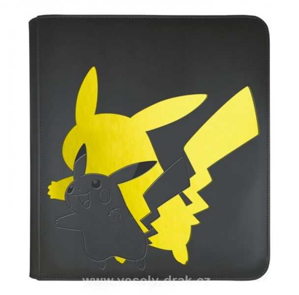 Levně Pokémon: Quadrow album na 480 karet - Elite Series Pikachu (foilové)