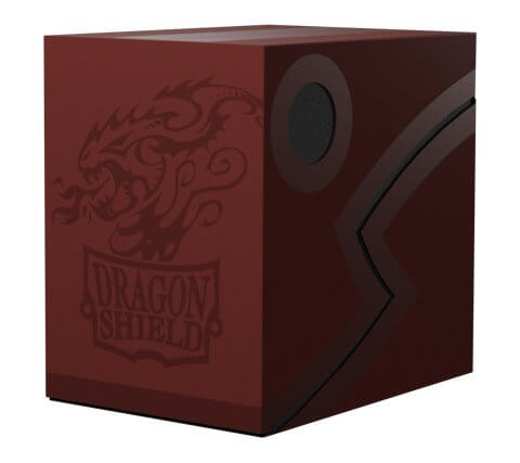 Levně Krabička na karty Dragon Shield Double Shell Blood - Red/Black