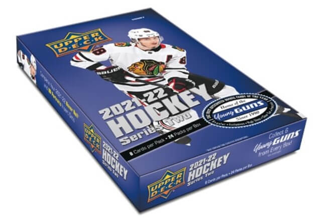 Levně 2021-22 NHL Upper Deck Series Two Hobby box - hokejové karty