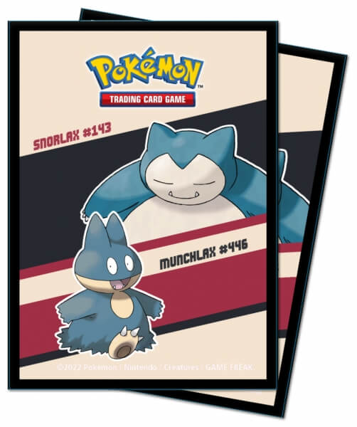 Levně Pokémon: 65 obalů na karty Snorlax and Munchlax