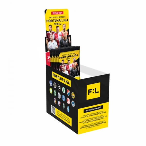 Levně Fotbalové karty Fortuna Liga 2021-22 Retail box 2. série