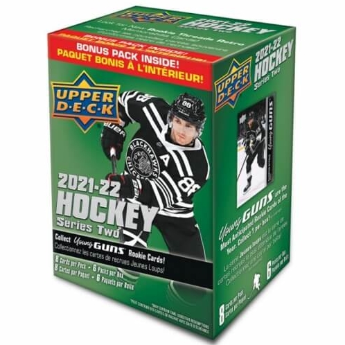 Levně 2021-22 NHL Upper Deck Series Two Blaster Box - hokejové karty