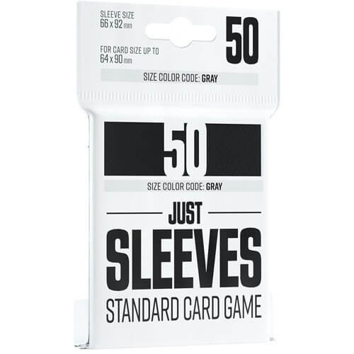 Levně Obaly na karty Gamegenic Just Sleeves - Standard Card Game Black - 50 ks