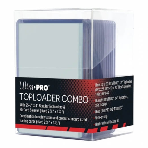 Levně Ultra Pro - Toploaders Combo (25 ks Toploaderů, 25 ks obalů a krabička)