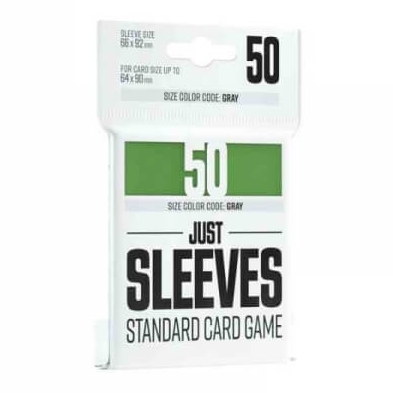 Levně Obaly na karty Gamegenic Just Sleeves - Standard Card Game Green - 50 ks