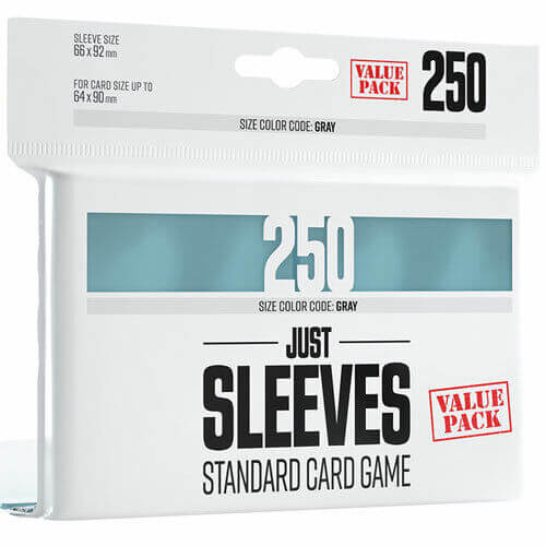 Levně Obaly na karty Gamegenic Just Sleeves - Standard Card Game Clear - 250 ks