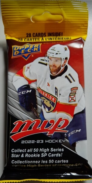 Levně 2022-23 NHL Upper Deck MVP Fat pack - hokejové karty