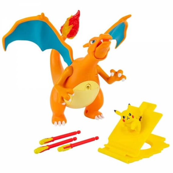 Levně Pokémon akční figurka Deluxe Charizard 15 cm (interaktivní)