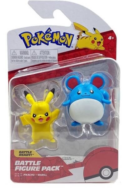 Pokémon akční figurky Marill a Pikachu 5 cm