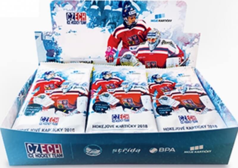 Levně Hokejové karty Český národní tým 2018 - retail box