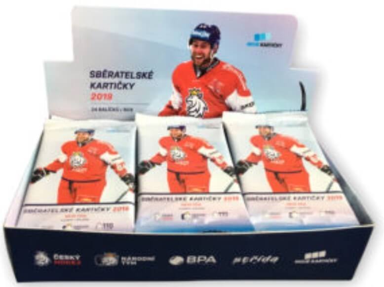 Levně Hokejové karty Český národní tým 2019 - retail box