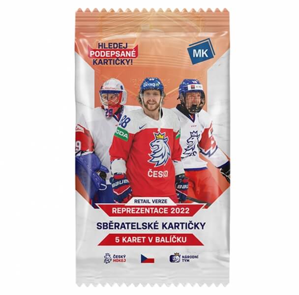 Levně Hokejové karty Národní tým 2021/2022 - Retail balíček