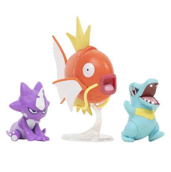 Levně Pokémon akční figurky Toxel, Totodile a Magikarp 5 - 8 cm