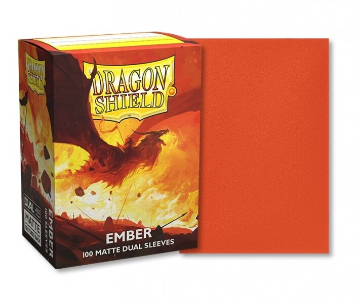 Levně Obaly na karty Dragon Shield Protector - Dual Matte Ember - 100ks