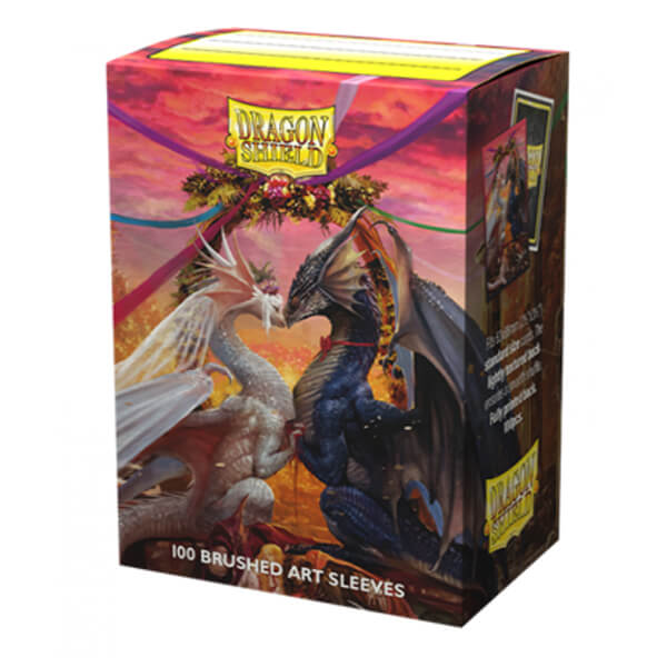 Levně Obaly na karty Dragon Shield Art Brushed Sleeves - Valentine Dragon 2023 – 100 ks