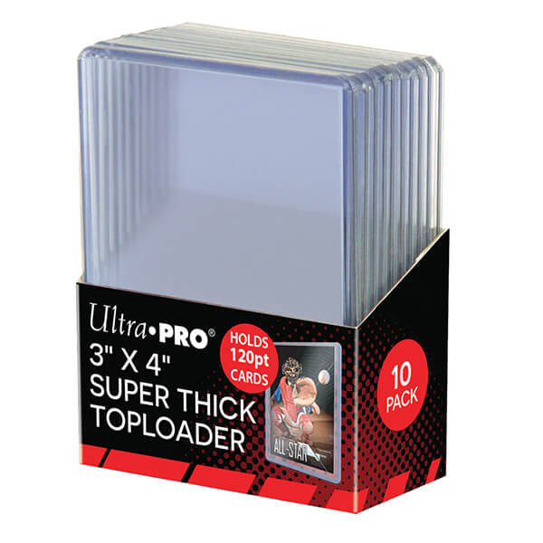 Toploader Ultra Pro 3x4 Super Thick 120PT Toploaders - 10 ks