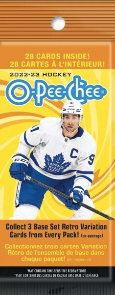 Levně 2022-2023 NHL Upper Deck O-Pee-Chee Fat Pack balíček - hokejové karty