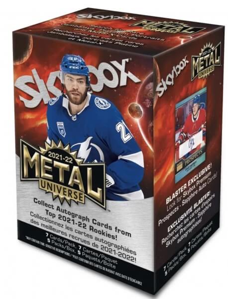Levně 2021-2022 NHL UD Skybox Metal Universe Hockey blaster box