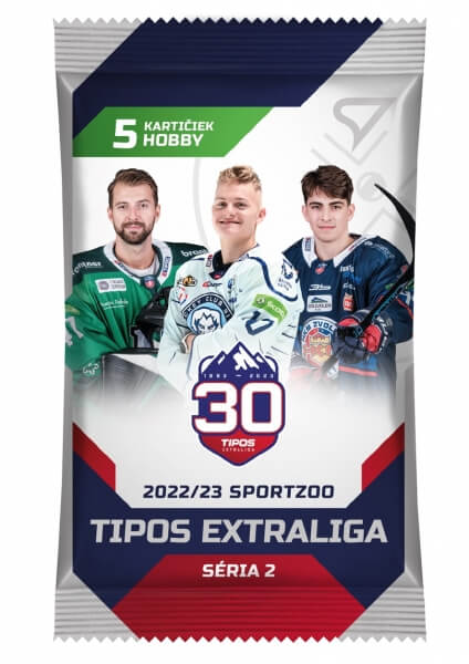 Hokejové karty Tipos extraliga 2022-2023 Hobby Balíček 2. série