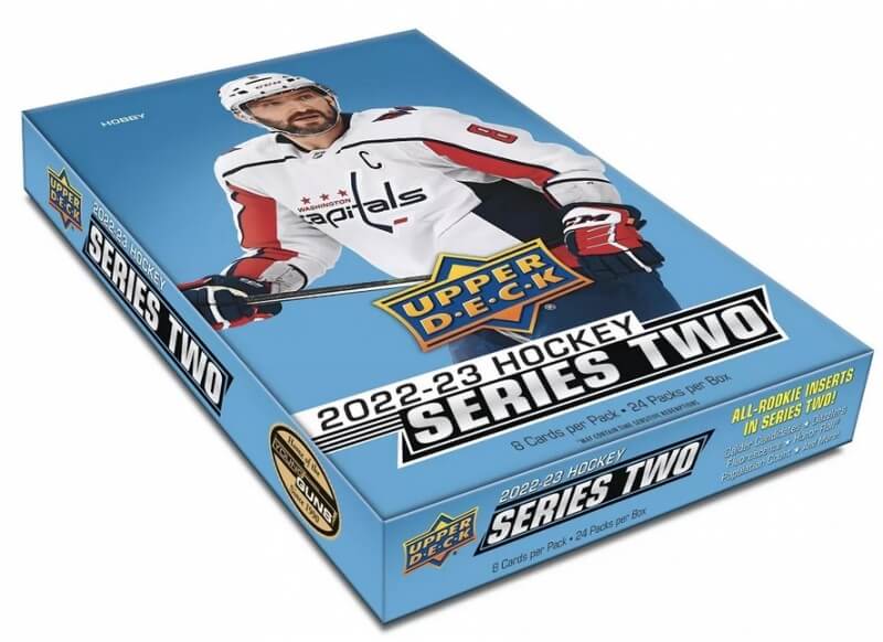 Levně 2022-2023 NHL Upper Deck Series Two Hobby box - hokejové karty