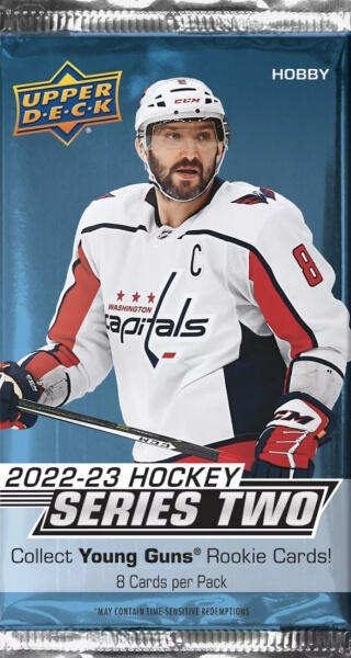 Levně 2022-2023 NHL Upper Deck Series Two Hobby balíček - hokejové karty