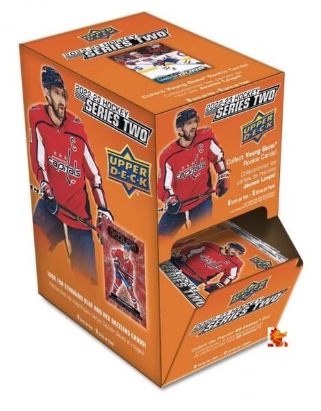 Levně 2022-2023 NHL Upper Deck Series Two Gravity Feed Box - hokejové karty