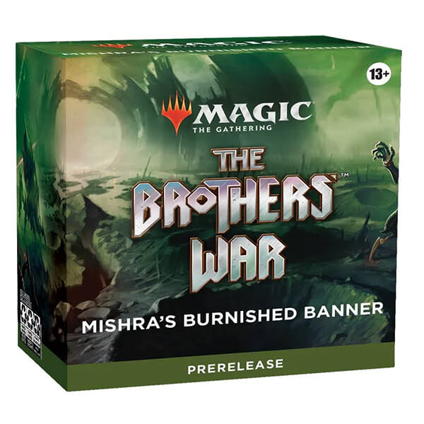 Levně Magic the Gathering The Brothers War Prerelease Pack - Mishra’s Burnished Banner