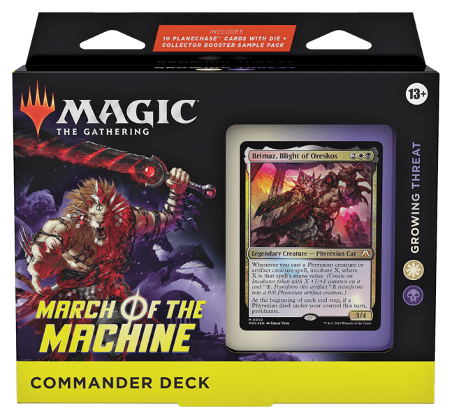 Magic the Gathering March of the Machine Commander - Growing Threat