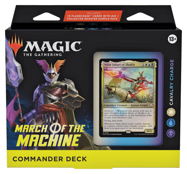 Magic the Gathering March of the Machine Commander - Cavalry Charge