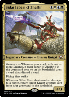 Magic the Gathering March of the Machine Commander - Cavalry Charge general