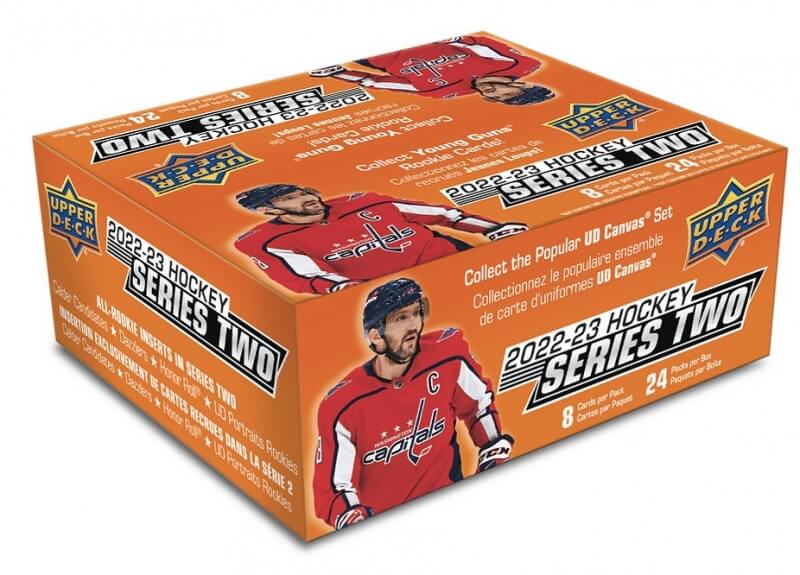Levně 2022-23 NHL Upper Deck Series Two Retail box - hokejové karty