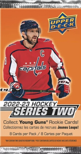 Levně 2022-23 NHL Upper Deck Series Two Retail balíček - hokejové karty