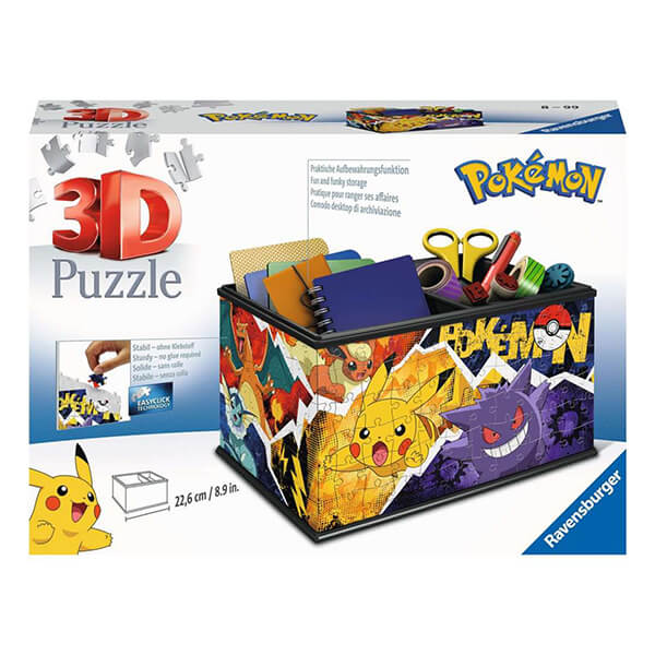 Pokémon 3D Puzzle úložná krabice - 216 dílků
