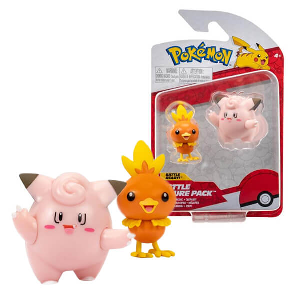 Levně Pokémon akční figurky Torchic a Clefairy 5 cm