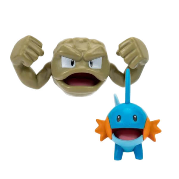 Pokémon akční figurky Mudkip a Geodude 5 cm