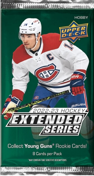 Levně 2022-2023 NHL Upper Deck Extended Series Hobby balíček - hokejové karty