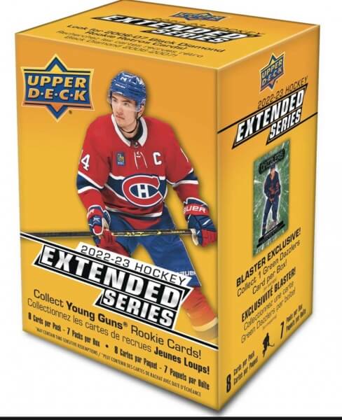 Levně 2022-2023 NHL Upper Deck Extended Series Blaster Box - hokejové karty