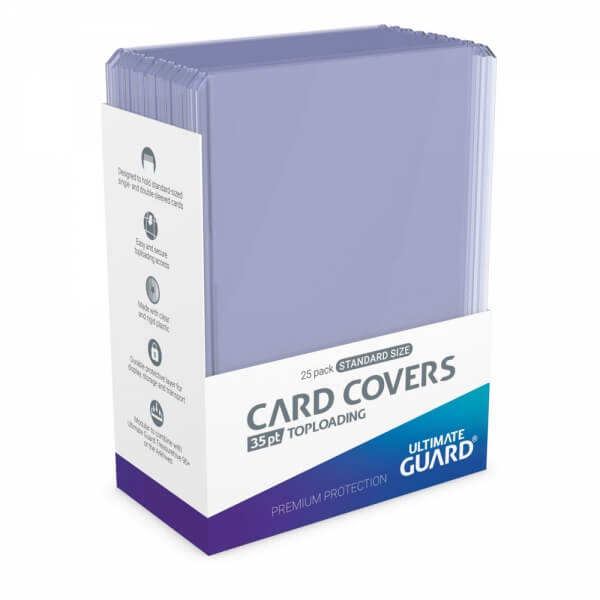 Toploader Ultimate Guard Card Covers Toploading 35 pt Clear - 25 ks