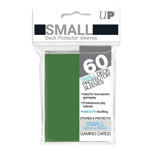 Obaly na karty Ultra Pro Small Green 60 ks